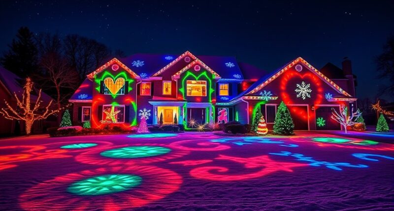 top outdoor holiday light projectors