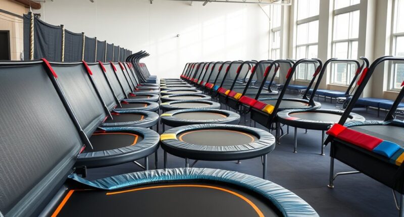 top premium trampoline workout sets