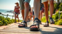 top supportive travel sandals