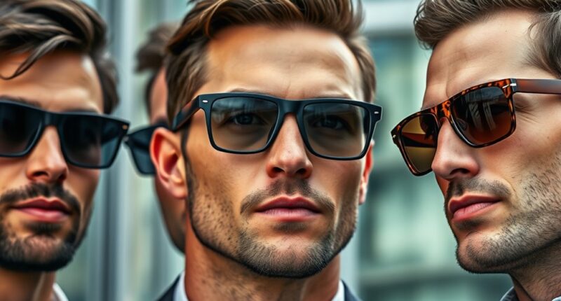 top trendy men s sunglasses