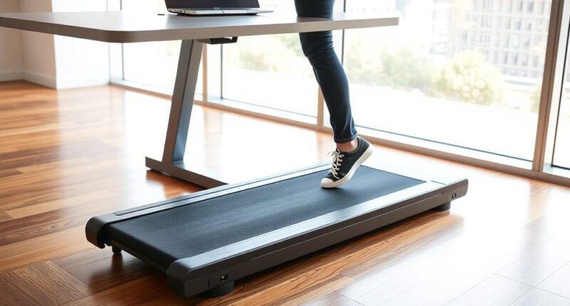 top under desk treadmills