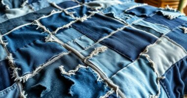 transforming jeans into decor