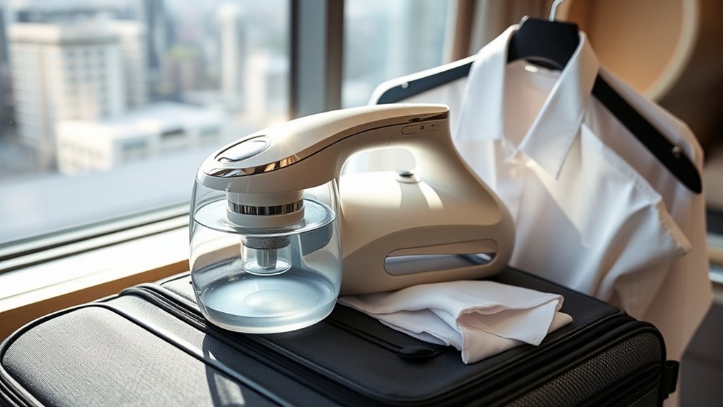 travel friendly steamer features