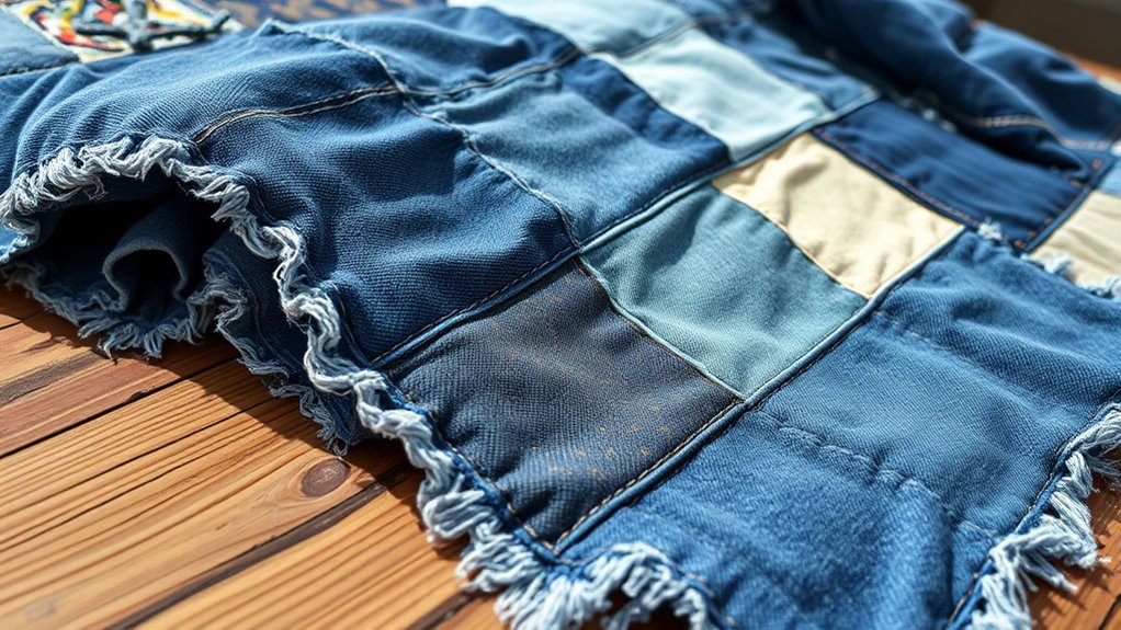 upcycling denim for home decor