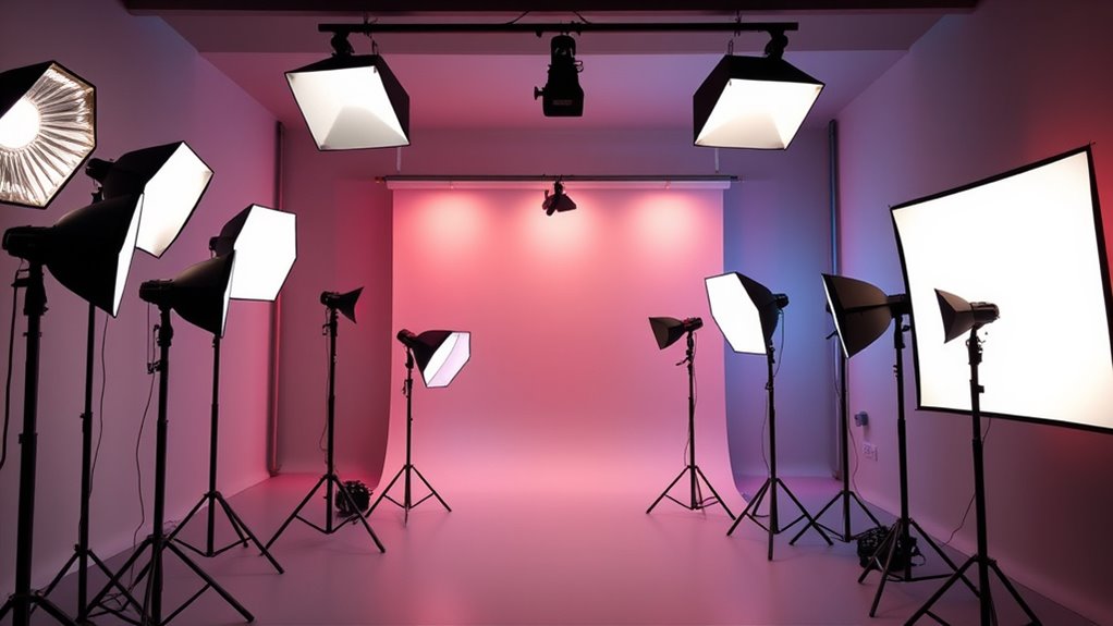 versatile portable lighting setup