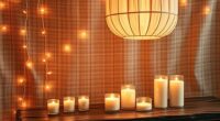 warm ambient boho lighting