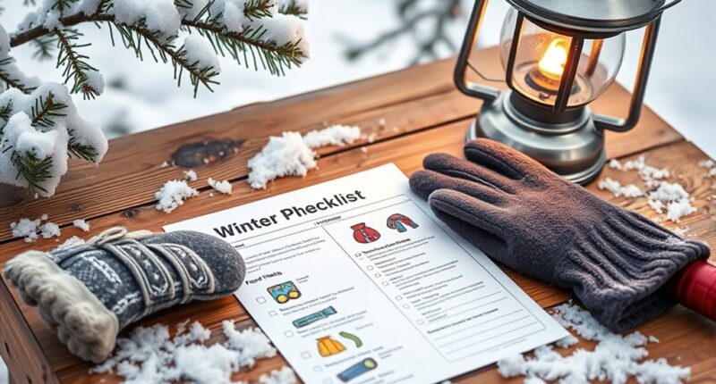 winter safety checklist printable
