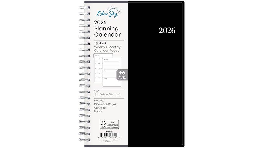 blue sky scheduling planner