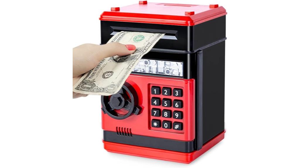 child friendly electronic coin bank