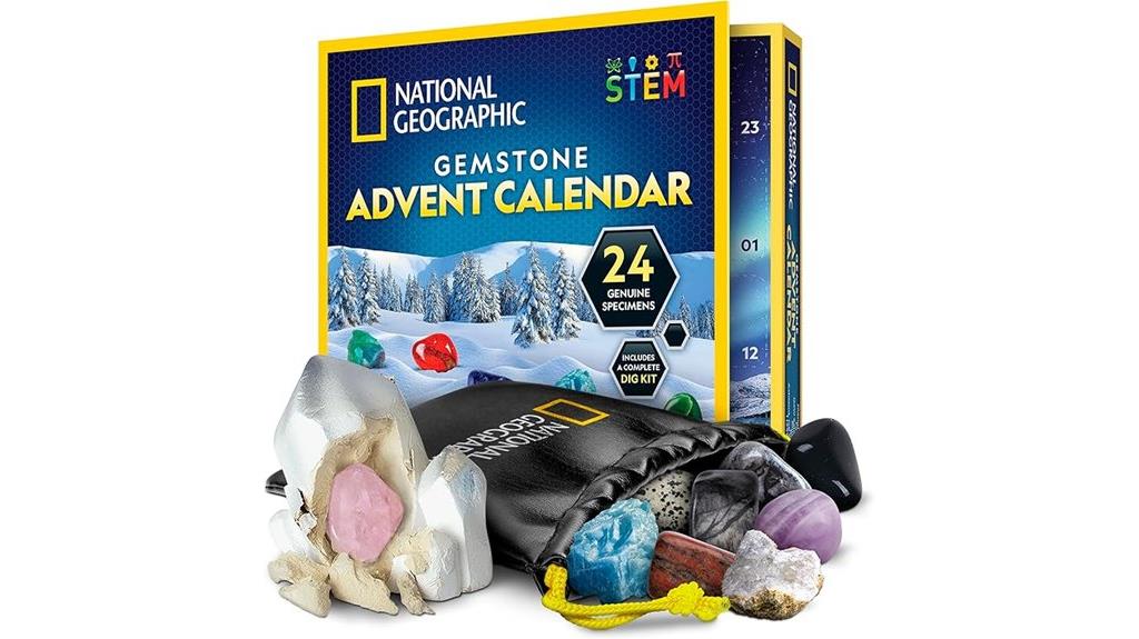gemstone advent calendar countdown