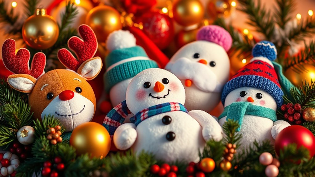 holiday themed portable collectible soft