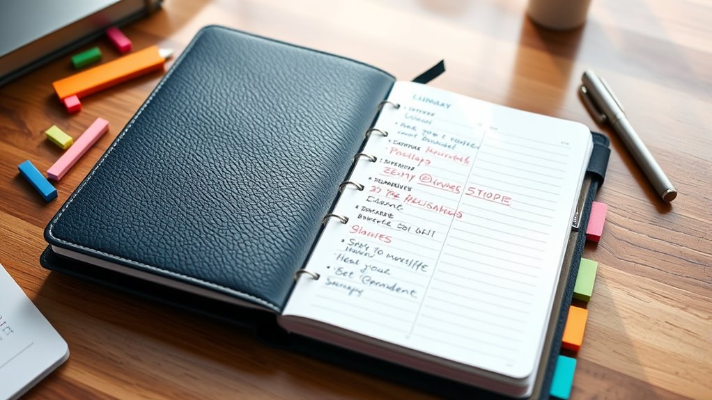 planner features and design