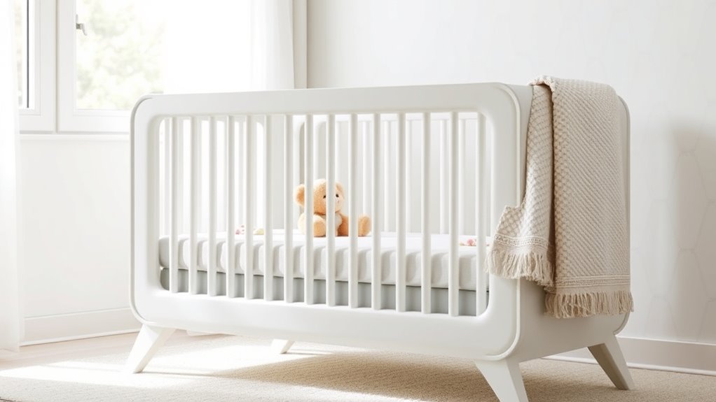 safe adjustable versatile crib