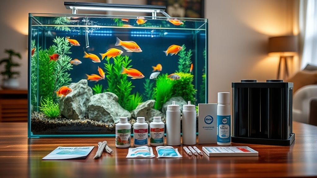 tank size and accessories