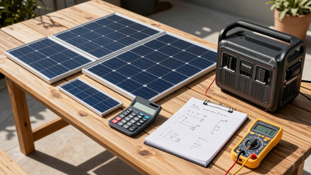 accurate solar panel sizing