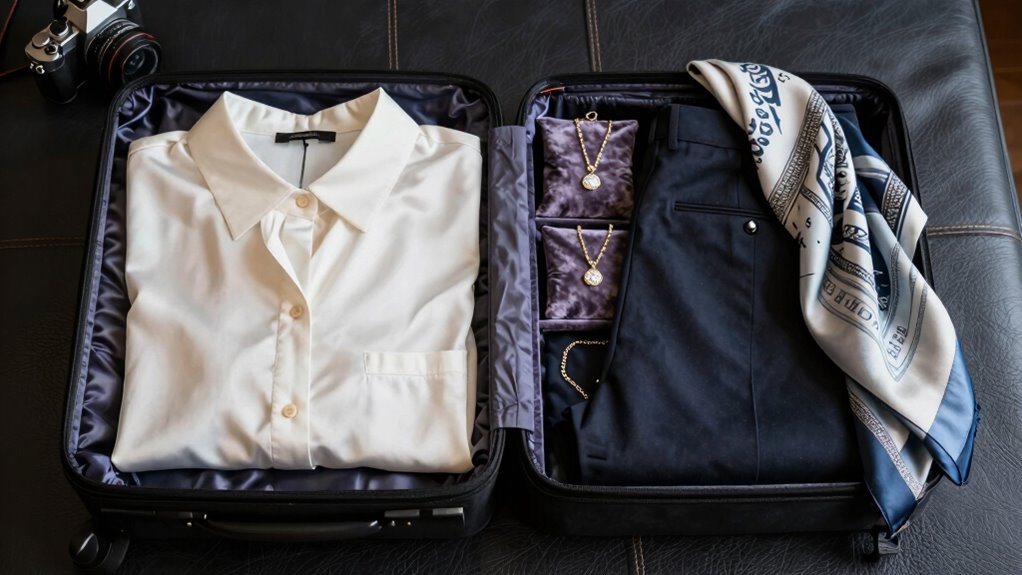 careful organized luxury packing