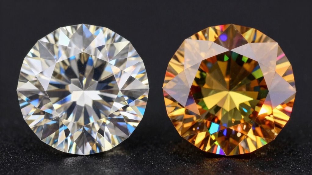 diamond and moissanite composition