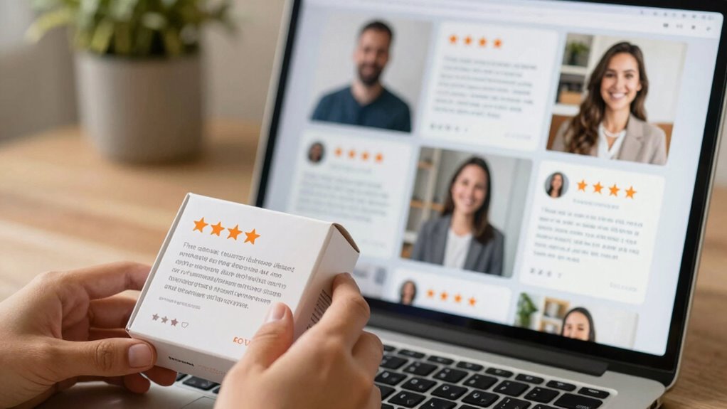 display genuine customer testimonials