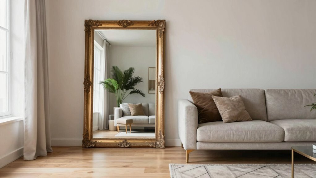 enhance space with mirrors