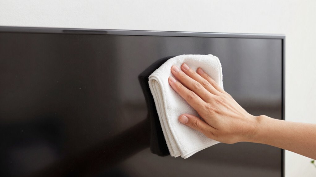 gentle cleaning prevents streaks
