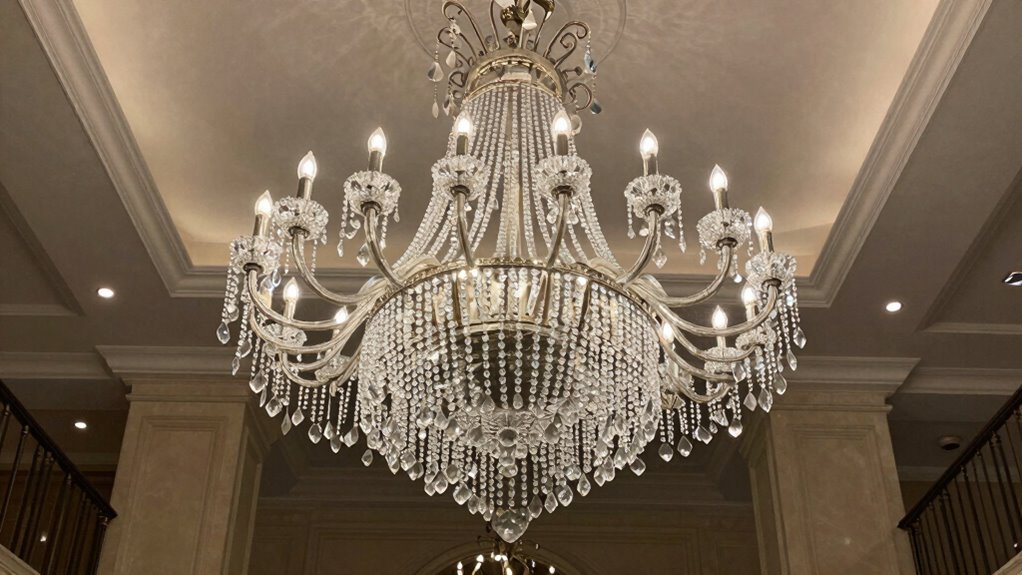 hang chandelier at ideal height