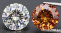lab grown vs moissanite sparkle