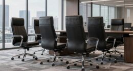 luxurious ergonomic office seating