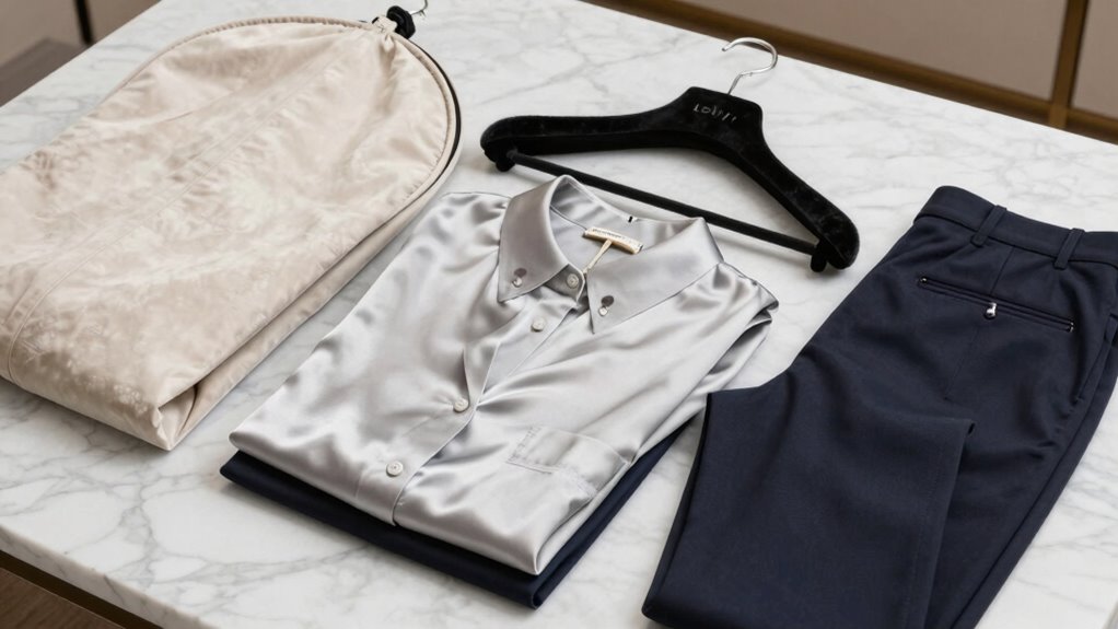 luxury travel wardrobe organization