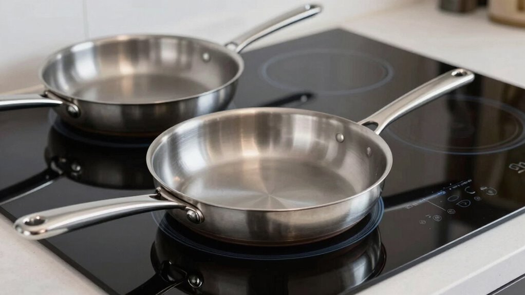 magnetic field heats cookware