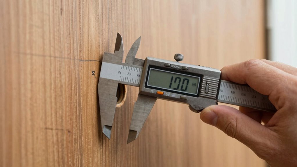 measure door cross bore