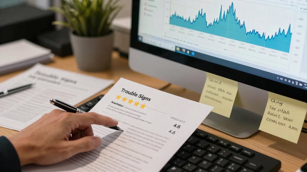 monitor review patterns regularly