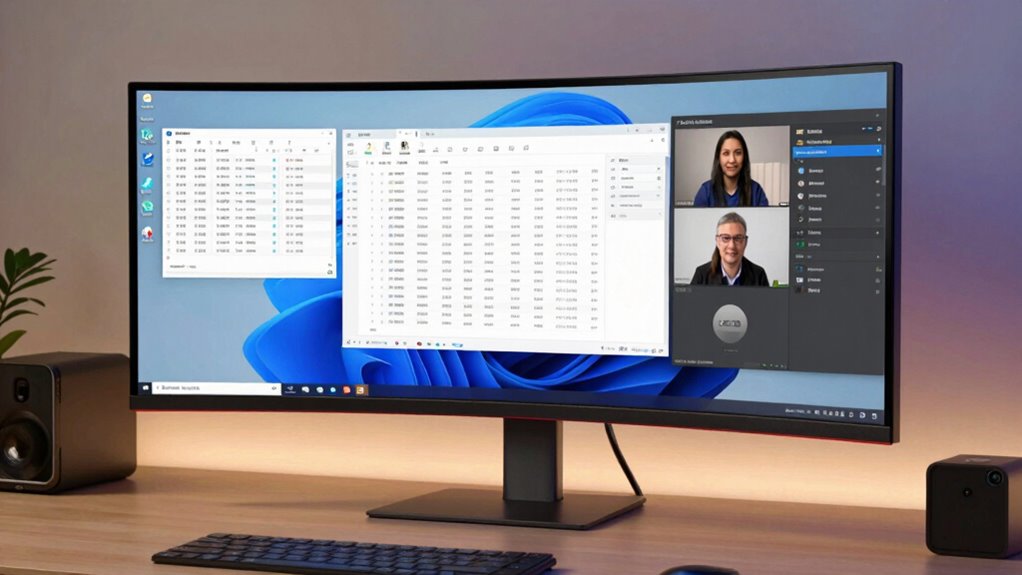 monitor size and features