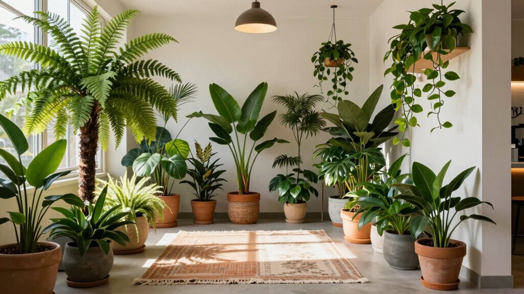 natural plant boundaries enhance space