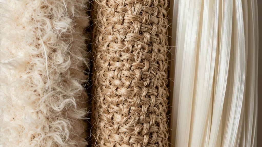 natural vs synthetic rug fibers