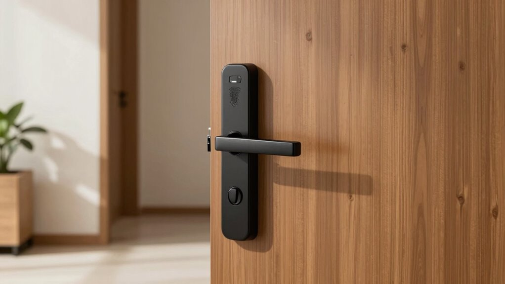 optimal biometric lock placement