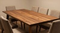 optimal dining table sizing