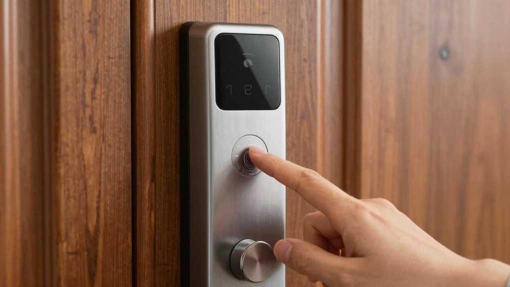 optimal fingerprint lock placement