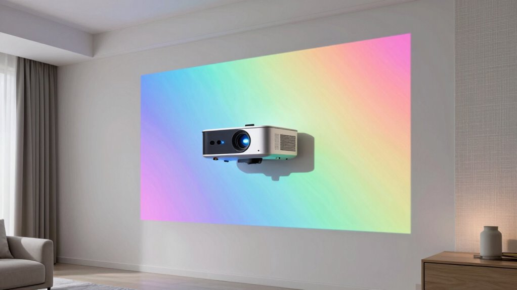 optimal projector screen surface