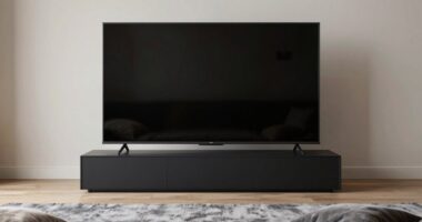 optimal tv stand size