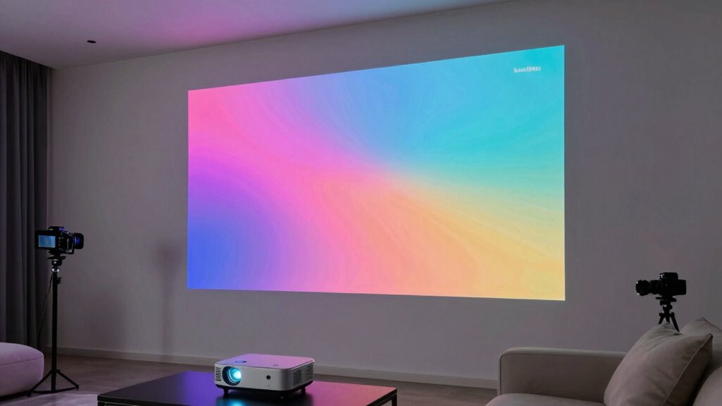 optimize projector placement and calibration