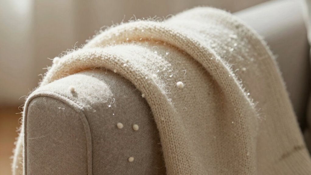 pilling indicates fiber weakening