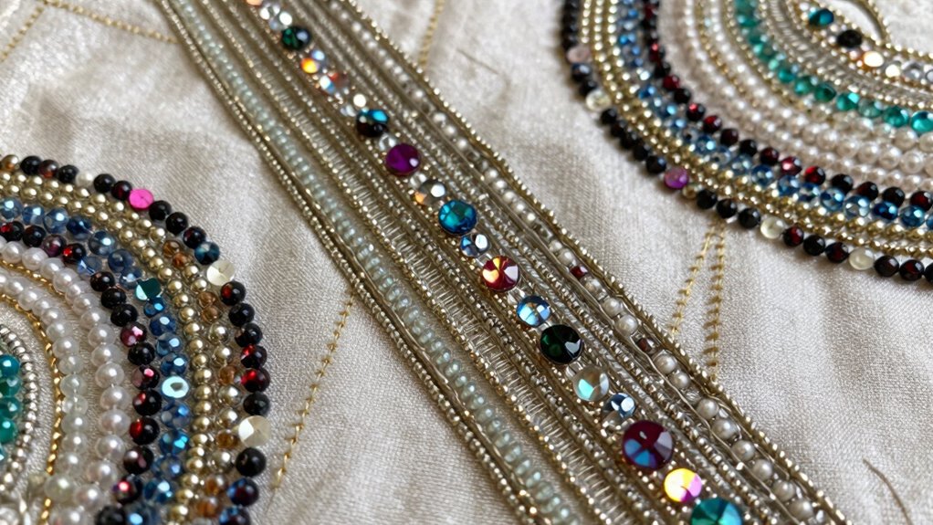 precise handcrafted embellishment techniques