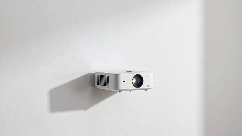 proper projector placement and cable management