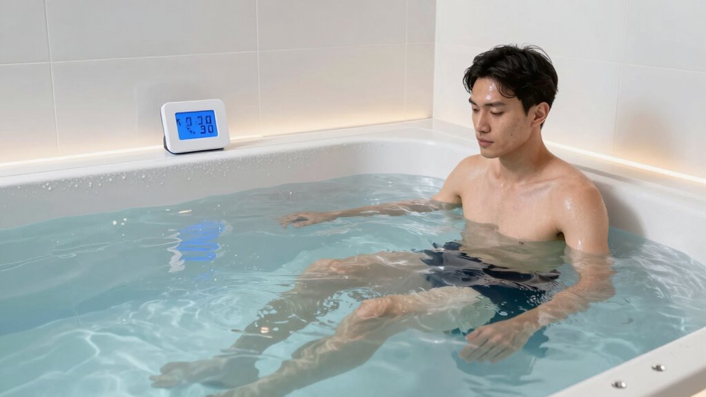 safe cold plunge setup