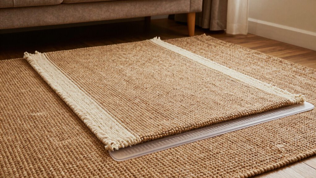 secure rugs with padding