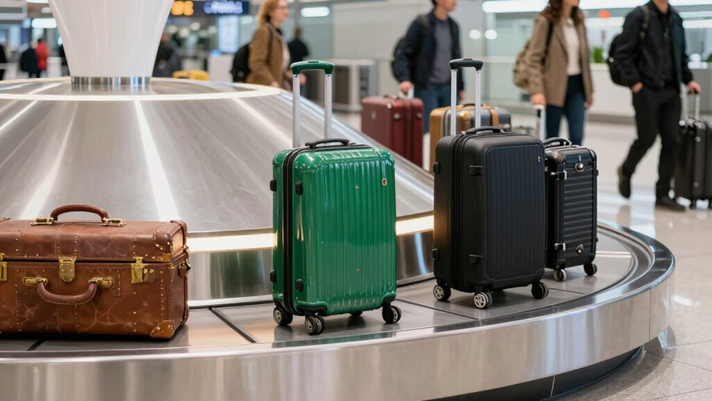 smart colorful travel luggage