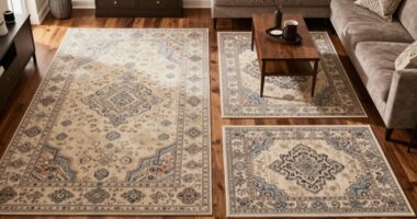 three layout rug guidelines