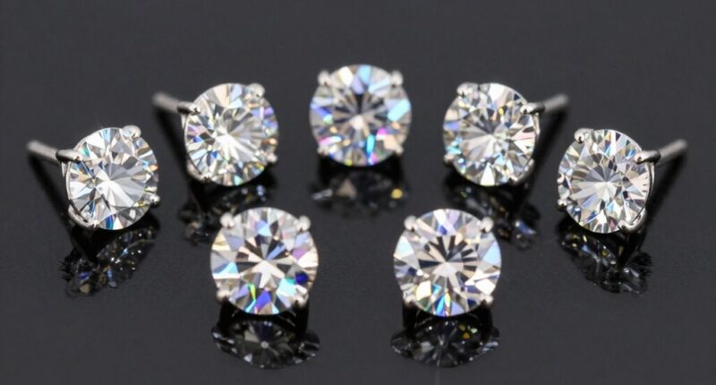 top 6 2 carat lab grown earrings