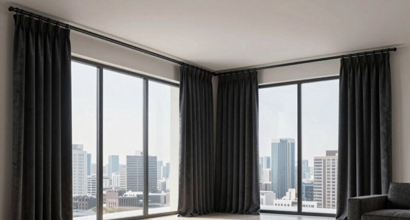 top blackout curtain track options