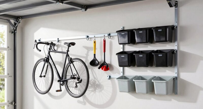 top garage storage mounts